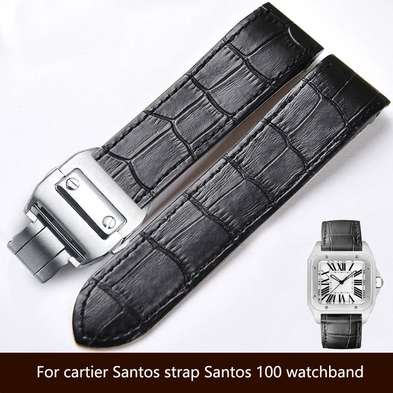 Cartier Watch Santos - Cinturino per orologio in vera pelle