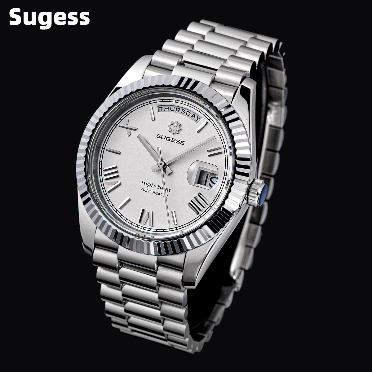 Minute Repeater Watch - Sugess 40mm Orologi da uomo Data