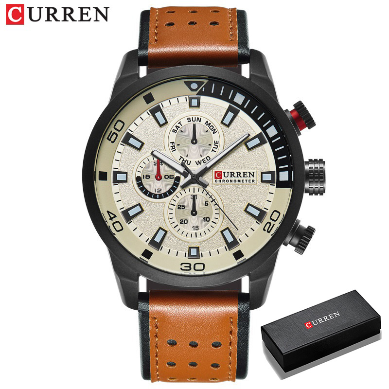 Luxury Watch Name - 2017 CURREN Moda Orologio Da Uomo