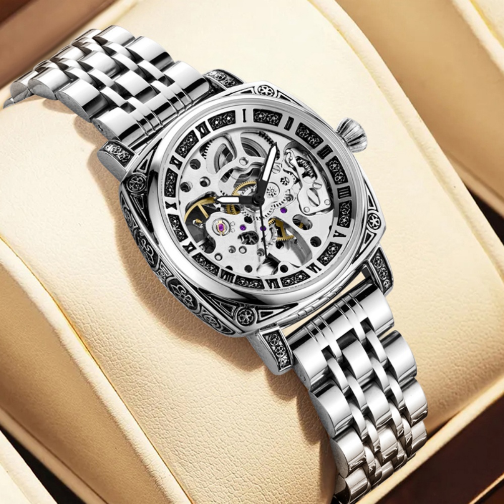 Luxury Watch Values - Orologio Meccanico da Donna Personalizzato con