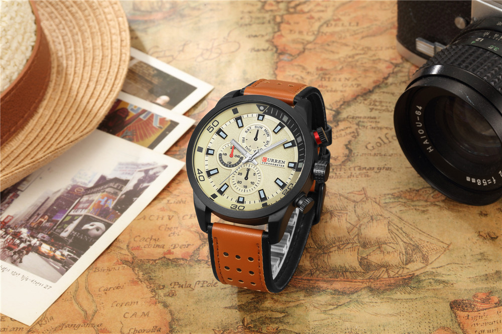 2017 CURREN Moda Orologio Da U - Luxury Watch Name recensione e prezzo