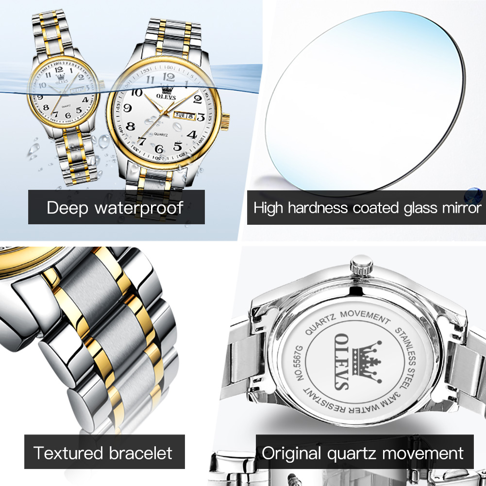 OLEVS Nuovo orologio da coppia - Luxury Watch News recensione e prezzo