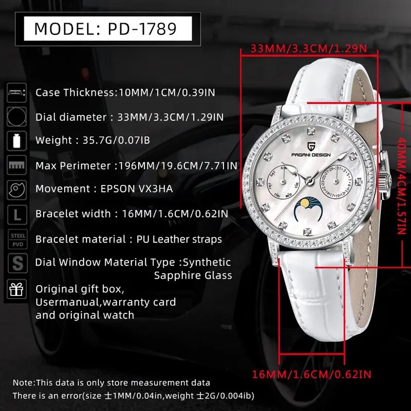 Nuovi orologi da donna PAGANI  - Luxury Watch Top 10 recensione e prezzo