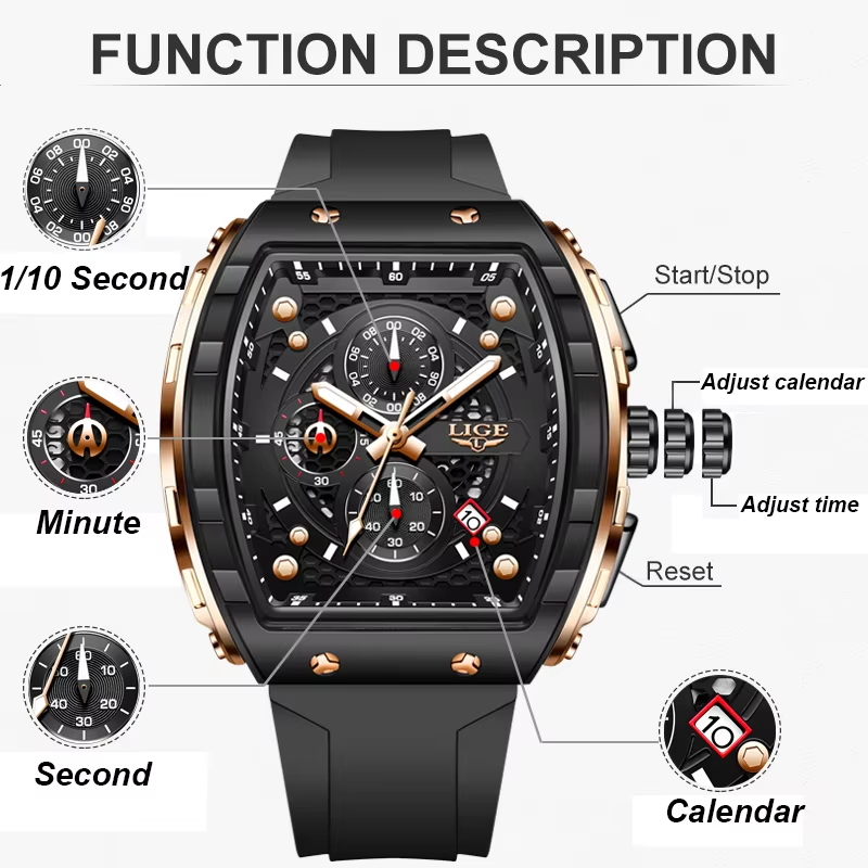 Orologio da Uomo di Lusso LIGE - Luxury Watch Name recensione e prezzo