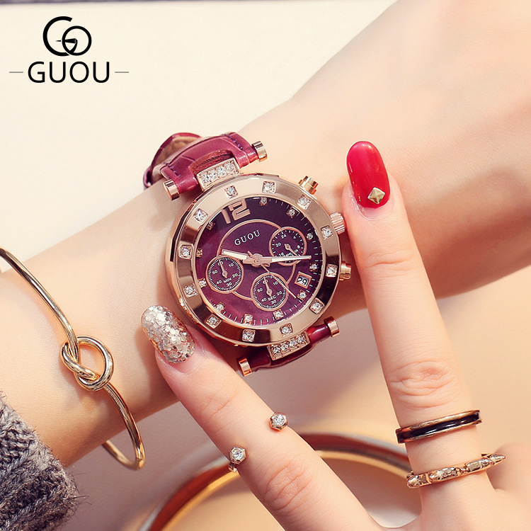 2018 GUOU Top Brand Fashion Lu - Luxury Watch Top 10 recensione e prezzo