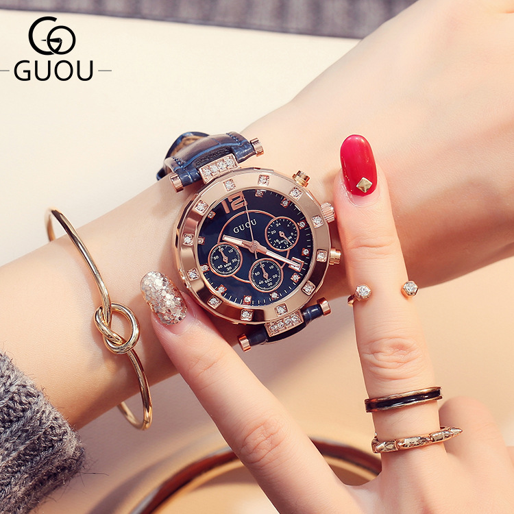2018 GUOU Top Brand Fashion Lu - Luxury Watch Top 10 recensione e prezzo
