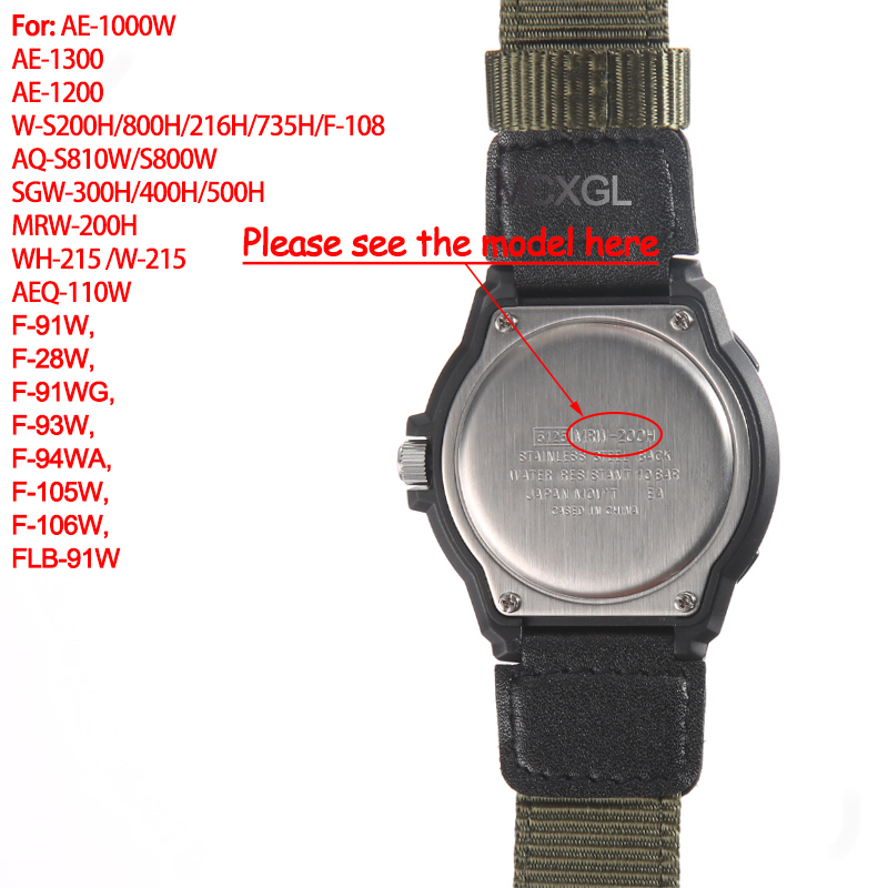 Cinturino per orologio in nylo - Luxury Watch Casio recensione e prezzo